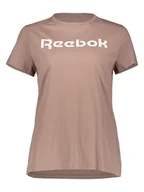 Koszulki i topy damskie - Reebok Koszulka w kolorze jasnobrązowym - miniaturka - grafika 1