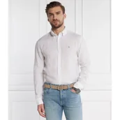 Koszule męskie - Tommy Hilfiger Lniana koszula PIGMENT DYED | Regular Fit - miniaturka - grafika 1