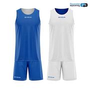 Zestawy męskiej odzieży sportowej - Givova, zestaw podwójny, jasnoniebieski/biały, 3XS - miniaturka - grafika 1