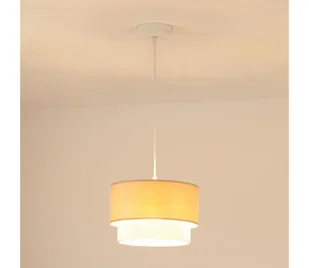 Brilagi - Żyrandol na lince ARIZONA BOHO 1xE27/15W/230V śr. 25 cm beżowy/biały - Lampy sufitowe - miniaturka - grafika 1