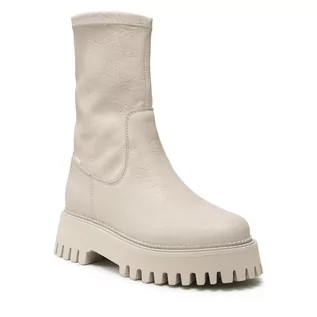 Botki damskie - Trapery BRONX - 47358-G Winter White 1527 - grafika 1