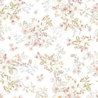 Wyposażenie pokoiku dziecięcego - Tapeta Pastels In Bloom - miniaturka - grafika 1