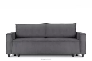 Sofa 3 rozkładana sztruks szara NAPI - Sofy i kanapy Sofa 3 rozkładana sztruks szara NAPI - Sofy i kanapy - miniaturka - grafika 1