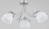 Lampy sufitowe - Lampa wisząca Reto 3 x 60 W E27 chrom/biała 26273 - miniaturka - grafika 1