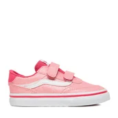 Buty dla dziewczynek - Tenisówki Vans C-BROOKLYN LS V VN000D7XFUO1 Różowy - miniaturka - grafika 1