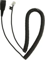 Akcesoria do telefonów stacjonarnych - Kabel Jabra QD -> RJ9, spirala 0,5-2 m do telefonów Lucent/Cisco - miniaturka - grafika 1