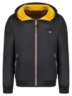 Kurtki męskie - Geographical Norway Dwustronna kurtka przejściowa "Arrivial" w kolorze czarno-żółtym - miniaturka - grafika 1