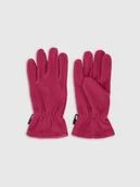 Rękawiczki dla dzieci - 4F Rękawiczki polarowe dziecięce - różowe L/XL - miniaturka - grafika 1
