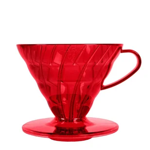 Plastikowy Drip Hario V60-02 Desert Red - Czerwony - Zaparzacze i kawiarki - miniaturka - grafika 1