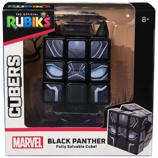 Zabawka kostka Rubika SPIN MASTER Rubik's Black Panther 3x3 6071039 - Zabawki interaktywne dla dzieci - miniaturka - grafika 1