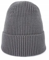 Czapki damskie - Bawełniana wywijana czapka Virrat drobno pleciona unisex cz23307-4 - miniaturka - grafika 1