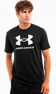 Koszulki męskie - Koszulka męska t-shirt Under Armour Sportstyle Logo Update SS czarna M - miniaturka - grafika 1