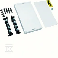 Rozdzielnie elektryczne - Hager polo Blok uniwersalny N dla szyn zbiorczych 30x5/10mm pionowych 4 bieguny 50mm 450x250mm UE31D1 UE31D1 - miniaturka - grafika 1