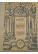 Biografie i autobiografie - Maciej Stryjkowski - miniaturka - grafika 1