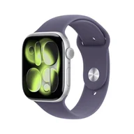 Smartwatch - Apple Watch 11 GPS 46mm z aluminium srebrny pasek sportowy S/M Fioletowy - miniaturka - grafika 1