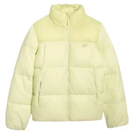 Kurtki i kamizelki sportowe damskie - Kurtka damska 4F Down Jacket F581 Rozmiar: XL / Kolor: jasnozielony - miniaturka - grafika 1
