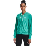 Bluzy sportowe damskie - Bluza damska Under Armour Rival Terry FZ Hoodie - miniaturka - grafika 1