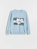 Bluzy dla chłopców - Reserved - Bluza oversize Pokémon - jasnoniebieski - miniaturka - grafika 1