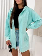 Bluzy damskie - BLUZA VEIKO MIĘTOWA ONE SIZE - Ubra - miniaturka - grafika 1