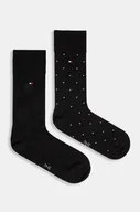 Skarpetki męskie - Tommy Hilfiger skarpetki 2-pack męskie kolor czarny 701230780 - miniaturka - grafika 1