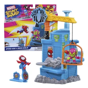 Marvel Stunt Squad Spider-Man vs Zielony Goblin Zestaw - Figurki dla dzieci - miniaturka - grafika 1