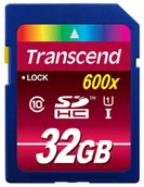 Karty pamięci - Karta pamięci TRANSCEND SDHC, 32 GB, Class 10 - miniaturka - grafika 1