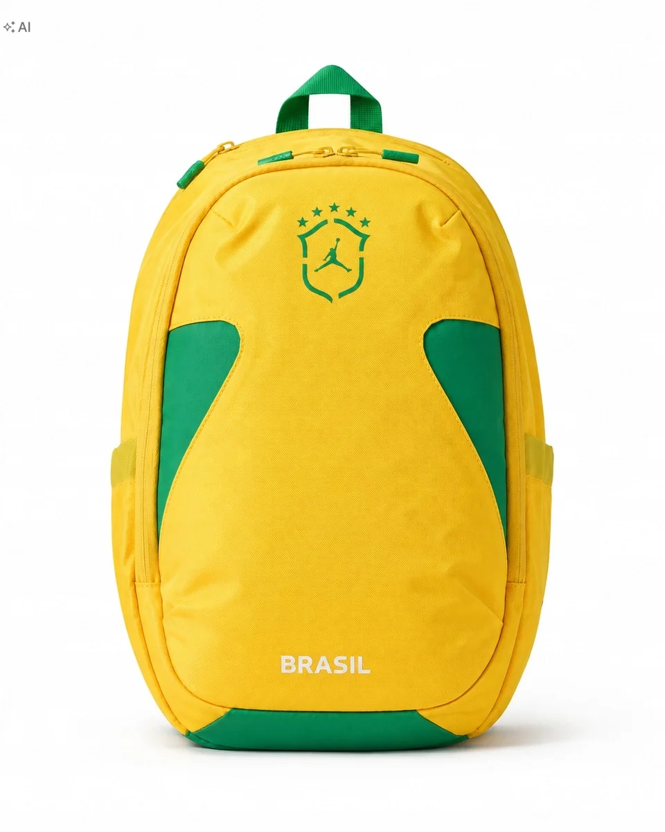 Plecak Jordan Brasil P6 Element Unisex żółto zielony