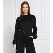 Bluzy damskie - Karl Lagerfeld Bluza Puffy Sleeve Glitter | Regular Fit - miniaturka - grafika 1