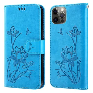 Etui König Design kompatybilne z etui na telefon komórkowy Apple iPhone 12 Pro Max ze skóry syntetycznej - Niebieskie etui na telefon komórkowy - Etui i futerały do telefonów - miniaturka - grafika 1