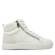 Sneakersy męskie - Sneakersy Calvin Klein Jeans Classic Cupsole Zip Mid In YM0YM01156 Biały - miniaturka - grafika 1