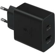 Ładowarki do telefonów - Samsung EP-TA220 35W - Power Adapter Duo (without cable) - Black EP-TA220NBEGEU - miniaturka - grafika 1