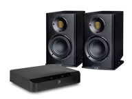 Zestawy stereo - Bluesound POWERNODE EDGE (czarny) + Carina BS243.4 (czarny) - miniaturka - grafika 1