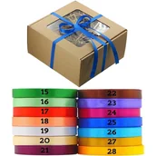 Pudełka i szkatułki - Pudełko Na Prezent Z Okienkiem 20X20X10cm Zestaw22 - miniaturka - grafika 1