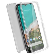 Etui i futerały do telefonów - Etui 360° do Xiaomi Mi A3 z elastycznym przodem i sztywnym tyłem — przezroczyste - miniaturka - grafika 1