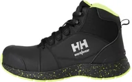 Buty trekkingowe męskie - Shoes HELLY HANSEN Barcode MXR Mid S3S, black/yellow 43 - miniaturka - grafika 1