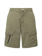 Spodenki damskie - TOM TAILOR Chłopięce dziecięce szorty cargo bermudy, 10415 - Dusty Olive Green, 176 - miniaturka - grafika 1