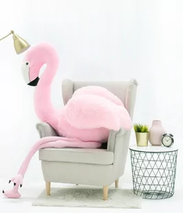 Miś Gustaw, Flaming, różowy, 220 cm - Maskotki i pluszaki - miniaturka - grafika 1