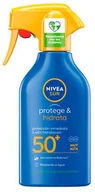Balsamy i kremy do opalania - Przeciwsłoneczny spray do ciała Nivea Sun Protege y Hidrata Pistola SPF50 270 ml (4005900908735) - miniaturka - grafika 1
