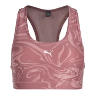 Bielizna sportowa damska - Stanik fitness PUMA Mid Impact 4Keeps Graphic PM - miniaturka - grafika 1