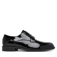 Półbuty męskie - Półbuty BOSS Tayil 50552470 Czarny - miniaturka - grafika 1