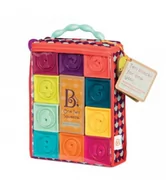 Zabawki sensoryczne - Klocki miękkie zestaw mały 6m+ B.Toys - miniaturka - grafika 1