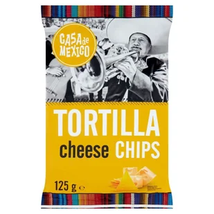Czipsy tortilla o smaku serowym 125g - Casa de Mexico - Zdrowa żywność - miniaturka - grafika 1