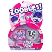 Figurki dla dzieci - Spin Master Figurki Zoobles Zwierzątka 2pak Butterly/Fox 5_797753 - miniaturka - grafika 1