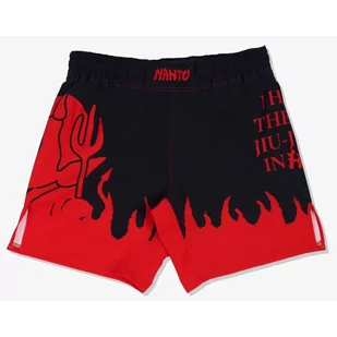 MANTO Spodenki MMA/Grappling HELL Black - Spodnie sportowe męskie - miniaturka - grafika 1