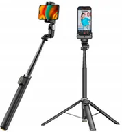 Gimbale - Gimbal Ai Statyw Selfie Stick 180cm Lampa Led Pilot Telefon / Aochuan M3 Pro - miniaturka - grafika 1