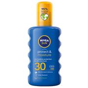 Balsamy i kremy do opalania - Nivea SUN Balsam do opalania w sprayu SPF 30 200ml NIV-00178 - miniaturka - grafika 1