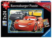 Puzzle - Ravensburger, puzzle, Disney, Auta 3, 2x24 el. - miniaturka - grafika 1