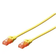 Patchcordy - Digitus Kabel patch cord UTP, CAT.6, żółty, 3,0m, 15 LGW DK-1612-030/Y - miniaturka - grafika 1