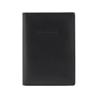 Etui na dokumenty i karty - Skórzane etui na paszport Visconti V-2201 RFID - czarny - miniaturka - grafika 1