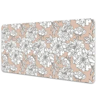 Podkładki na biurko - Podkładka na biurko Artystyczne kwiaty 90x45 cm - miniaturka - grafika 1